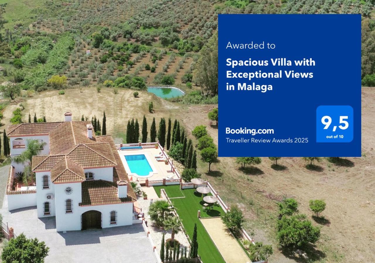 Spacious Villa With Exceptional Views In Malaga Casarabonela ภายนอก รูปภาพ